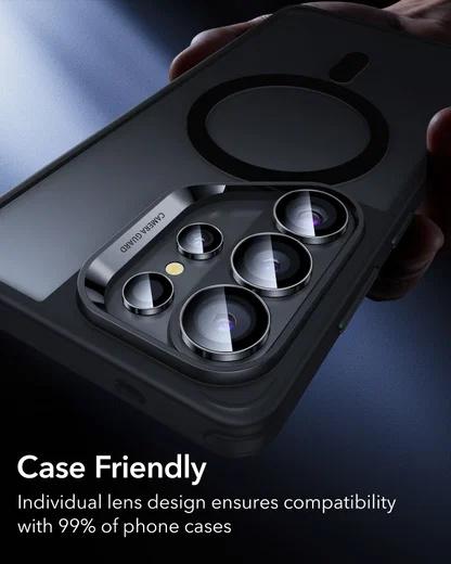 ESR Armorite Samsung Galaxy S26 Ultra Camera Lens Protector Zwart afbeelding 7