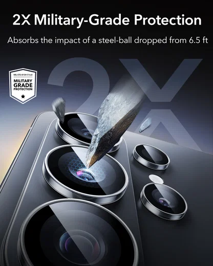 ESR Armorite Samsung Galaxy S26 Ultra Camera Lens Protector Transparant afbeelding 5
