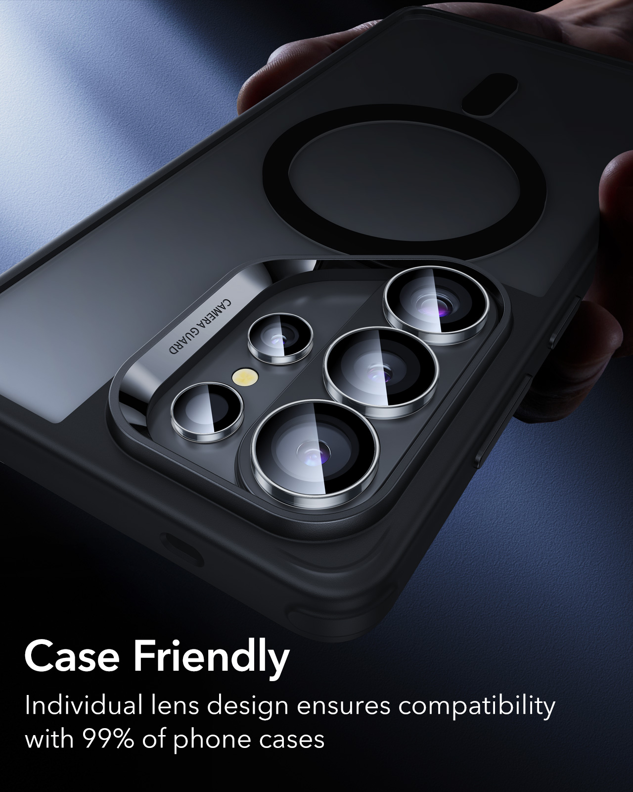 ESR Armorite Samsung Galaxy S26 Ultra Camera Lens Protector Transparant afbeelding 7