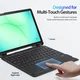 Dux Ducis Samsung Galaxy Tab A11 Plus / Tab A9 Plus Hoes Bluetooth Toetsenbord afbeelding 3