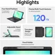 Dux Ducis Samsung Galaxy Tab A11 Plus / Tab A9 Plus Hoes Bluetooth Toetsenbord afbeelding 4