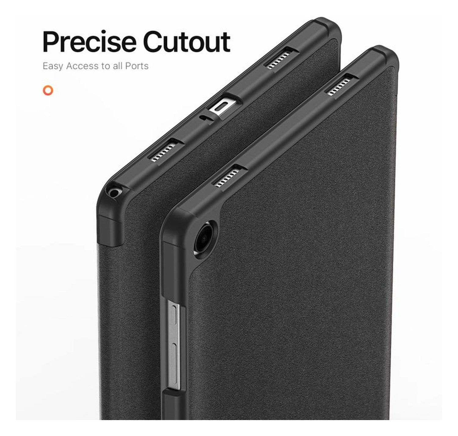 Dux Ducis Domo Samsung Galaxy Tab A11 Plus/A9 Plus Hoes Tri-Fold Book Case Zwart afbeelding 6