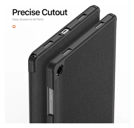 Dux Ducis Domo Samsung Galaxy Tab A11 Plus/A9 Plus Hoes Tri-Fold Book Case Zwart afbeelding 6