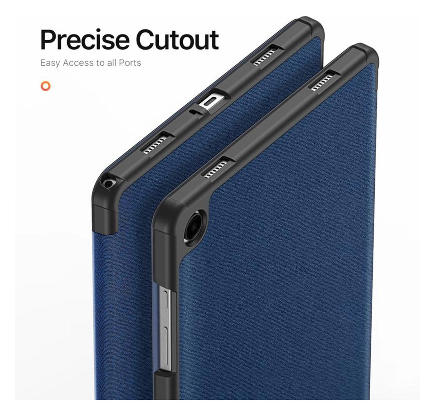 Dux Ducis Domo Samsung Galaxy Tab A11 Plus/A9 Plus Hoes Tri-Fold Book Case Blauw afbeelding 5