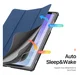 Dux Ducis Domo Samsung Galaxy Tab A11 Plus/A9 Plus Hoes Tri-Fold Book Case Blauw afbeelding 7