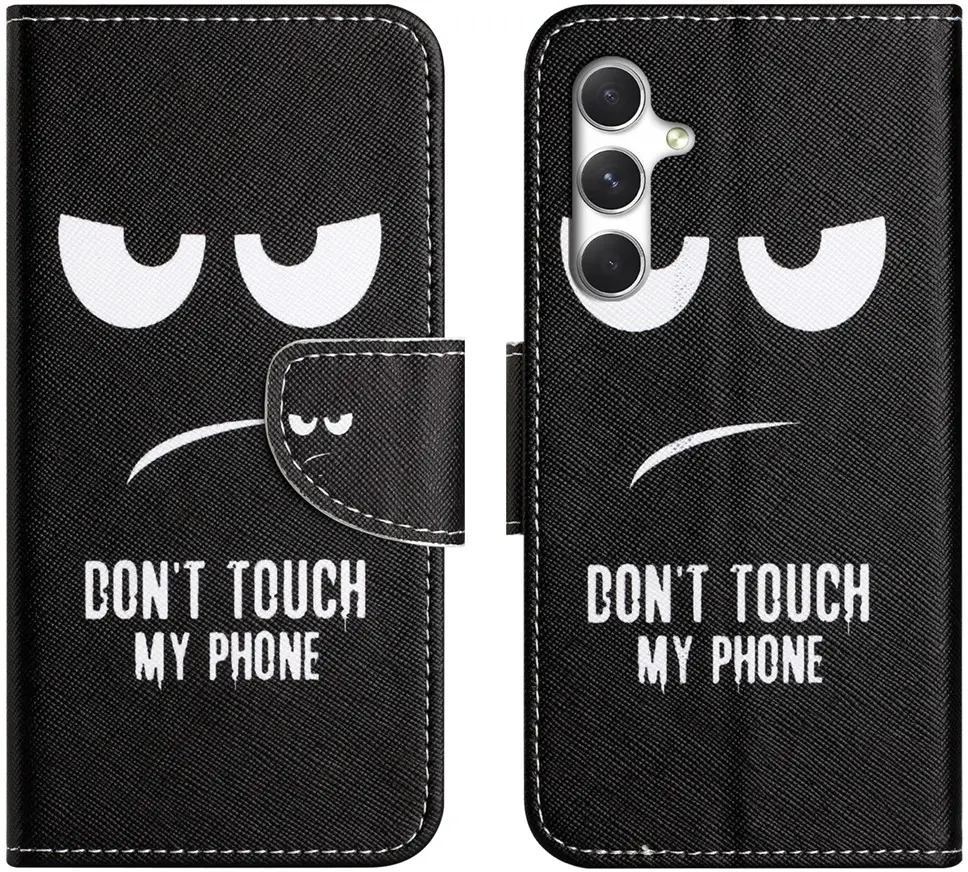 Samsung Galaxy A57 Hoesje Portemonnee Book Case Touch Print afbeelding 1