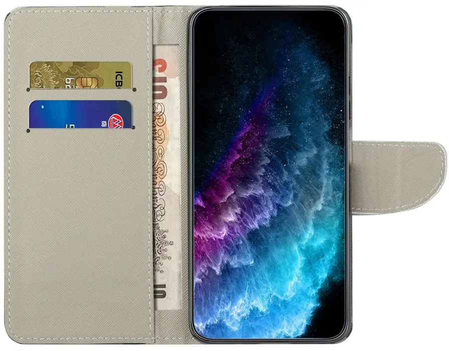Samsung Galaxy A57 Hoesje Portemonnee Book Case Touch Print afbeelding 5