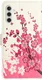 Samsung Galaxy A37 Hoesje Portemonnee Book Case Roze Bloemen Print afbeelding 5