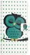 Samsung Galaxy A37 Hoesje Portemonnee Book Case Uil Print afbeelding 4