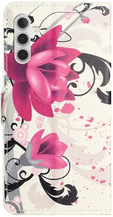 Samsung Galaxy A37 Hoesje Portemonnee Book Case Bloemen boom afbeelding 5