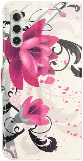 Samsung Galaxy A37 Hoesje Portemonnee Book Case Bloemen boom afbeelding 5
