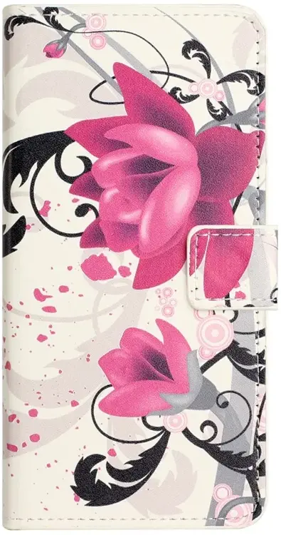 Samsung Galaxy A37 Hoesje Portemonnee Book Case Bloemen boom afbeelding 4