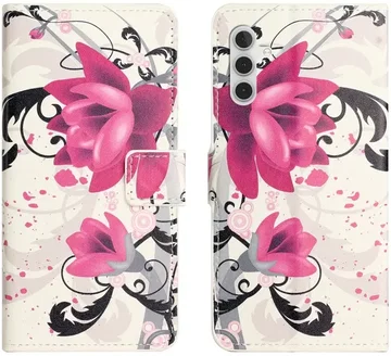 Samsung Galaxy A37 Hoesje Portemonnee Book Case Bloemen boom