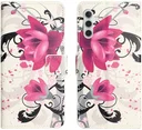 Samsung Galaxy A37 Hoesje Portemonnee Book Case Bloemen boom