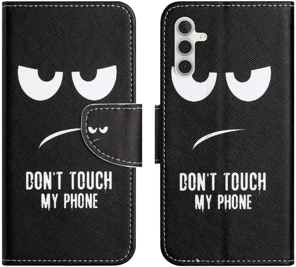 Samsung Galaxy A37 Hoesje Portemonnee Book Case Touch Print afbeelding 1