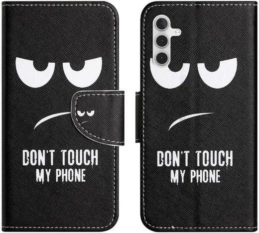 Samsung Galaxy A37 Hoesje Portemonnee Book Case Touch Print afbeelding 1