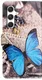 Samsung Galaxy A27 Hoesje Portemonnee Book Case Vlinder Print afbeelding 6