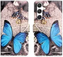 Samsung Galaxy A27 Hoesje Portemonnee Book Case Vlinder Print