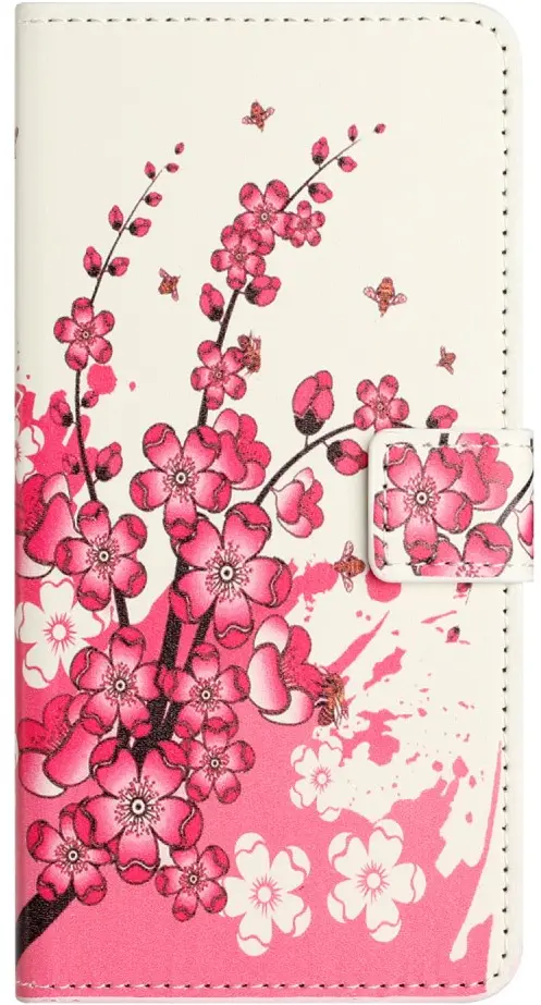Samsung Galaxy A27 Hoesje Portemonnee Book Case Bloemen Print afbeelding 6