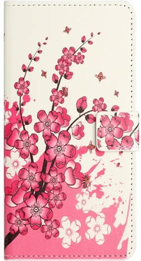 Samsung Galaxy A27 Hoesje Portemonnee Book Case Bloemen Print afbeelding 6