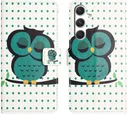 Samsung Galaxy A27 Hoesje Portemonnee Book Case Uil Print