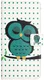 Samsung Galaxy A27 Hoesje Portemonnee Book Case Uil Print afbeelding 5