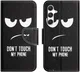 Samsung Galaxy A27 Hoesje Portemonnee Book Case Dont Touch My Phone afbeelding 1