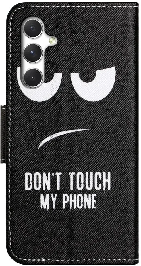 Samsung Galaxy A27 Hoesje Portemonnee Book Case Dont Touch My Phone afbeelding 2