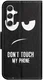 Samsung Galaxy A27 Hoesje Portemonnee Book Case Dont Touch My Phone afbeelding 2