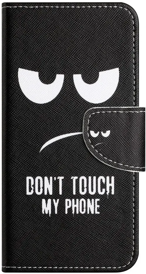 Samsung Galaxy A27 Hoesje Portemonnee Book Case Dont Touch My Phone afbeelding 3