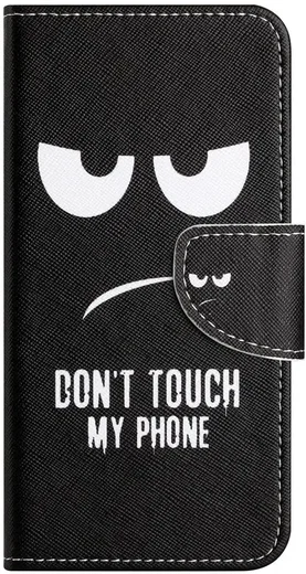 Samsung Galaxy A27 Hoesje Portemonnee Book Case Dont Touch My Phone afbeelding 3