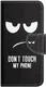 Samsung Galaxy A27 Hoesje Portemonnee Book Case Dont Touch My Phone afbeelding 3