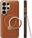TORRAS Q Pro Leather Samsung S26 Ultra Hoesje MagSafe 360° Kickstand Bruin afbeelding 1