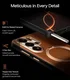 TORRAS Q Pro Leather Samsung S26 Ultra Hoesje MagSafe 360° Kickstand Bruin afbeelding 5