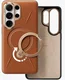 TORRAS Q Pro Leather Samsung S26 Ultra Hoesje MagSafe 360° Kickstand Bruin afbeelding 12