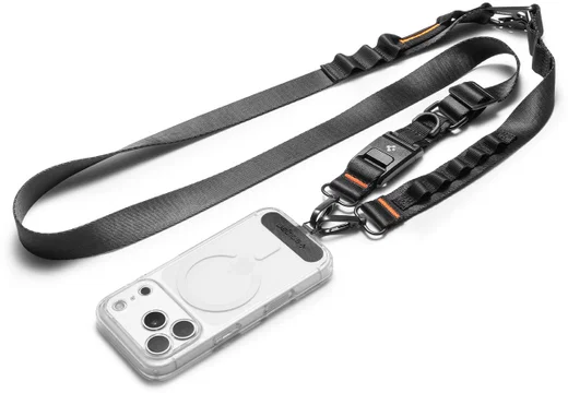 Spigen Universal Crossbody Lanyard Strap DA30M Zwart afbeelding 1