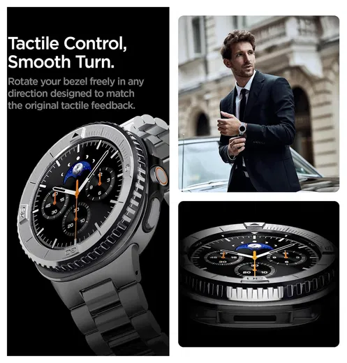 Spigen Bezel Tune Samsung Galaxy Watch 8 Classic Bezel Ring Protector afbeelding 4