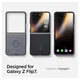 Spigen Nano Pop MagFit Samsung Galaxy Z Flip 7 Hoesje MagSafe Back Cover Zwart afbeelding 2