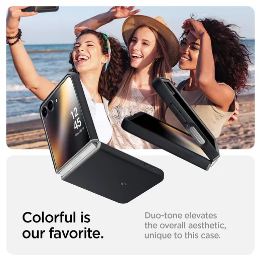 Spigen Nano Pop MagFit Samsung Galaxy Z Flip 7 Hoesje MagSafe Back Cover Zwart afbeelding 3