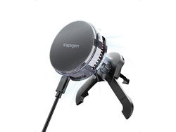 Spigen Essential MagSafe Telefoonhouder Auto met Opladen 25W Zwart afbeelding