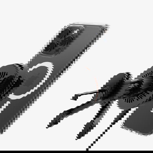 Spigen Essential MagSafe Telefoonhouder Auto met Opladen 25W Zwart afbeelding 2