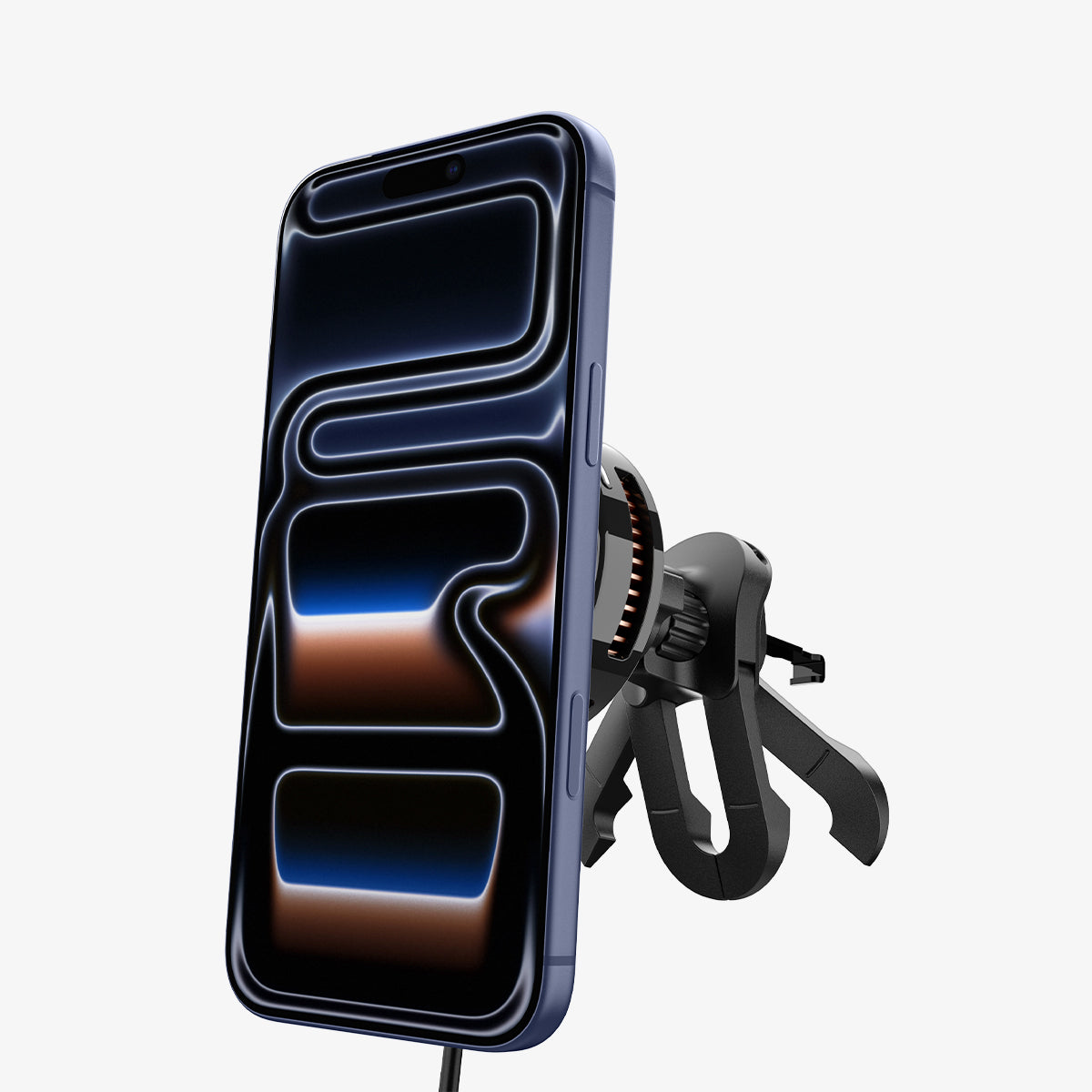 Spigen Essential MagSafe Telefoonhouder Auto met Opladen 25W Zwart afbeelding 3