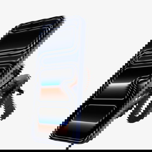 Spigen Essential MagSafe Telefoonhouder Auto met Opladen 25W Zwart afbeelding 3