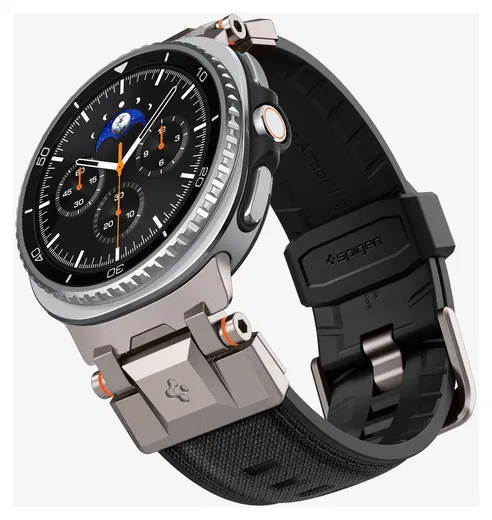 Spigen DuraPro Armor - Samsung Galaxy Watch 8 Bandje - Zwart afbeelding 9