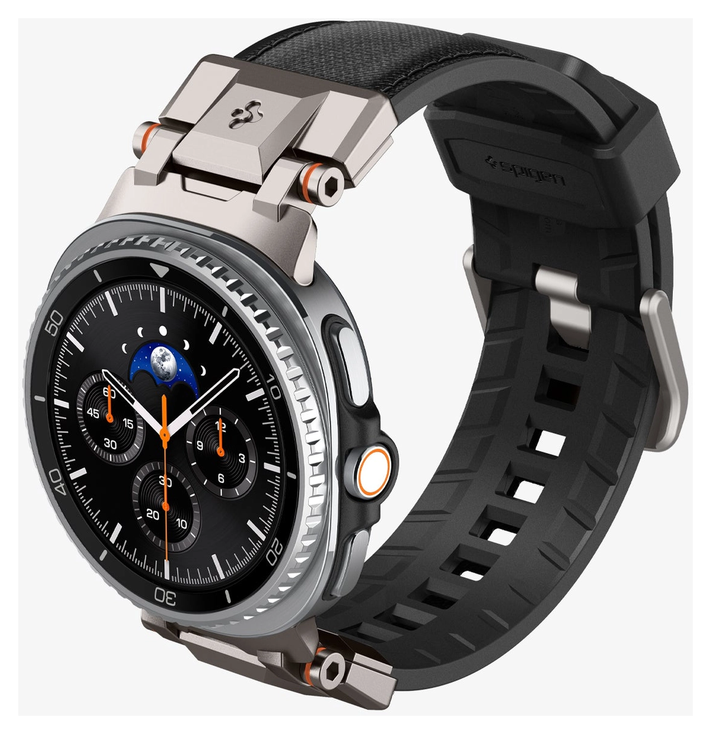Spigen DuraPro Armor - Samsung Galaxy Watch 8 Bandje - Zwart afbeelding 10