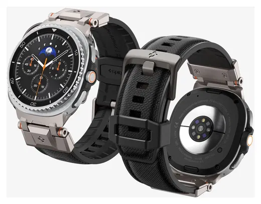Spigen DuraPro Armor - Samsung Galaxy Watch 8 Bandje - Zwart afbeelding 13