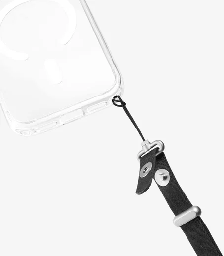 Spigen Crossbody Lanyard Strap iPhone 17 Serie DA30L Zwart afbeelding 11