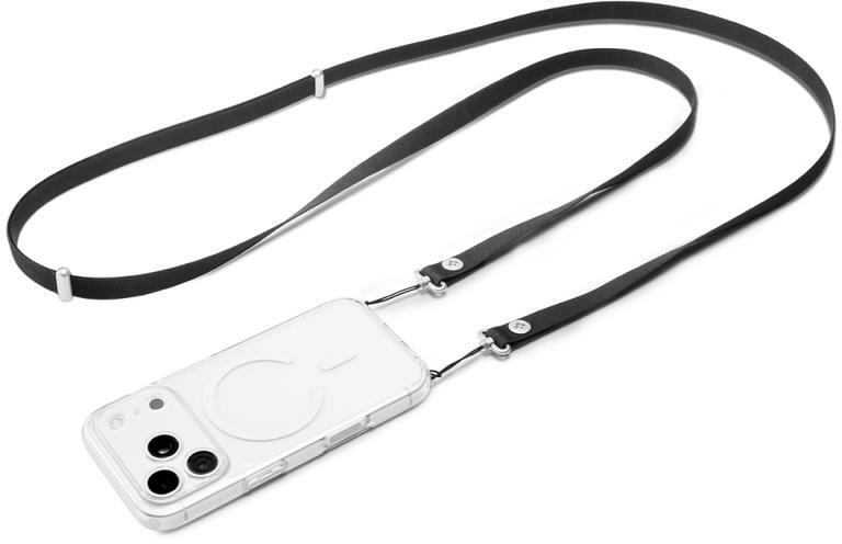 Spigen Crossbody Lanyard Strap iPhone 17 Serie DA30L Zwart afbeelding 2