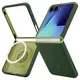 Spigen Nano Pop MagFit Samsung Galaxy Z Flip 7 Hoesje MagSafe Back Cover Groen