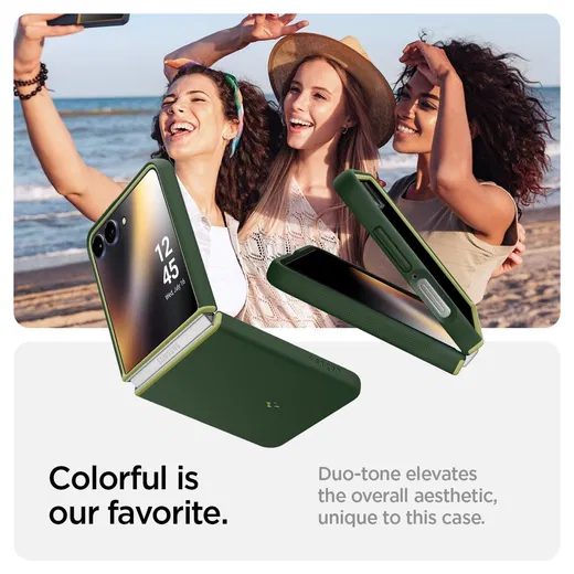 Spigen Nano Pop MagFit Samsung Galaxy Z Flip 7 Hoesje MagSafe Back Cover Groen afbeelding 3